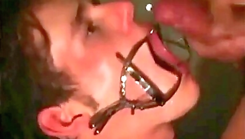 Sexy young chick masturbation with a dildo