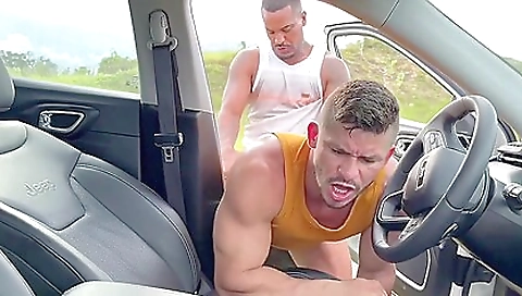 Hairy pussy and mouth fucking of horny couple