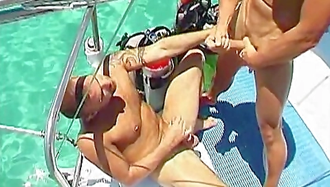 Shewer joys scoutob otto yard by a cock