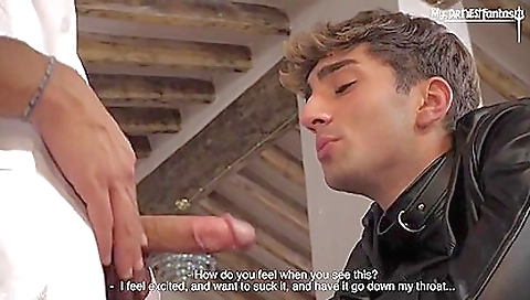 Sav instructoralent with a sexy brunette